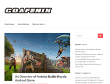 Tablet Screenshot of goafenix.com